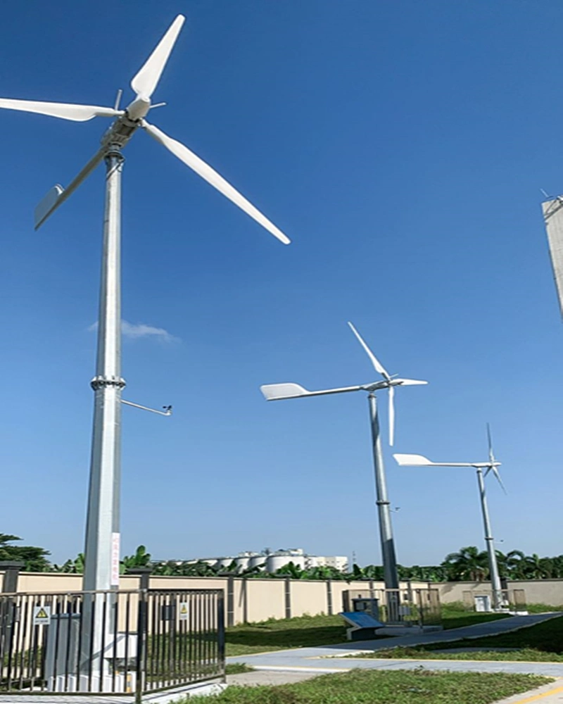 Application of 10kw Wind Turbine in Micro-Grid System with Wind, Solar Energy and Storage and Charging