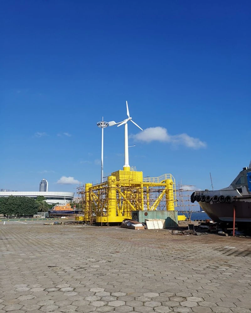 Application of 10kw Wind Turbine in Micro-Grid System with Wind, Solar Energy and Storage and Charging