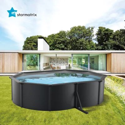 정원 타원형은 성인을 위한 지상 수영장 위를 사용자 정의합니다